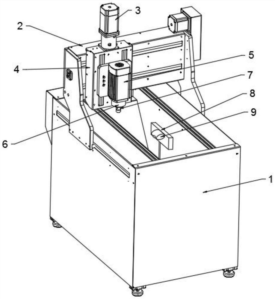 Cooling liquid intelligent circulating recovery device for numerical control machine tool machining