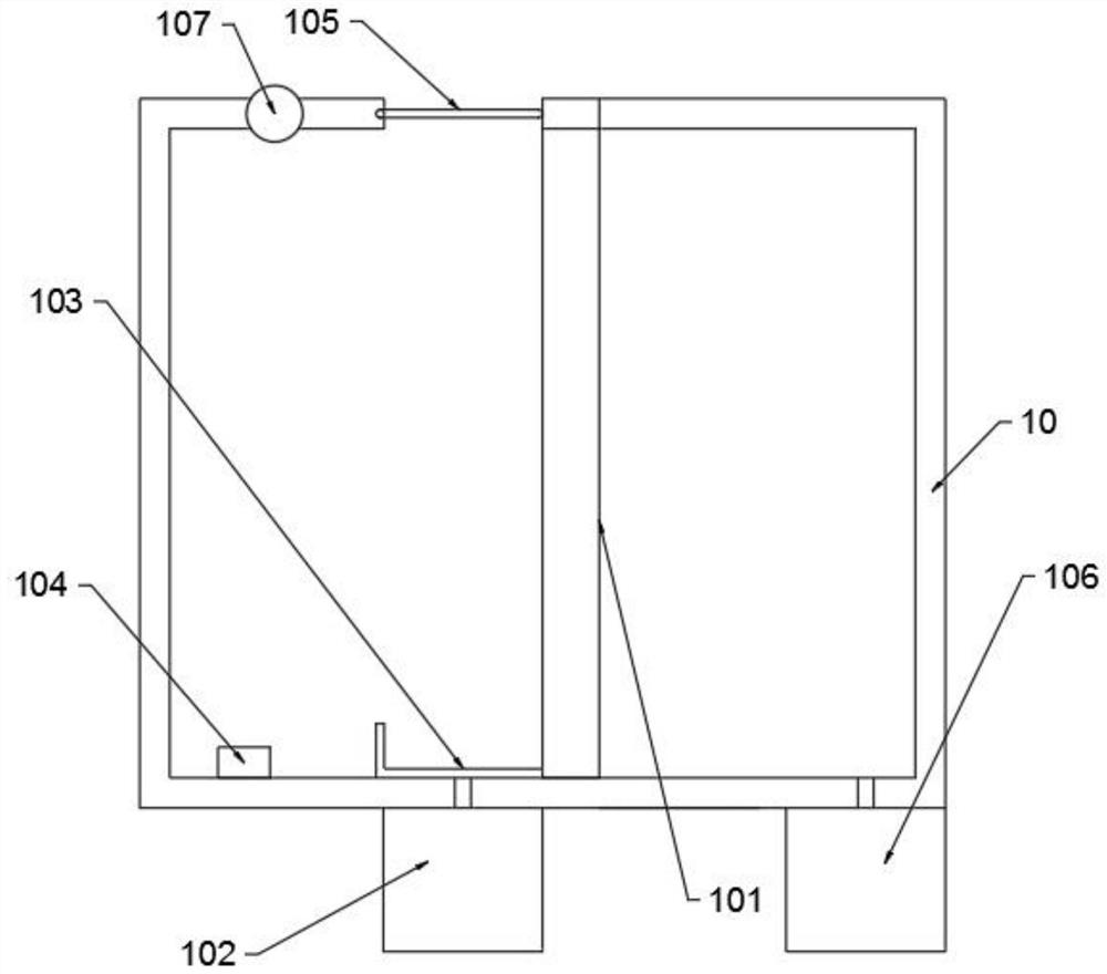 Cooling liquid intelligent circulating recovery device for numerical control machine tool machining