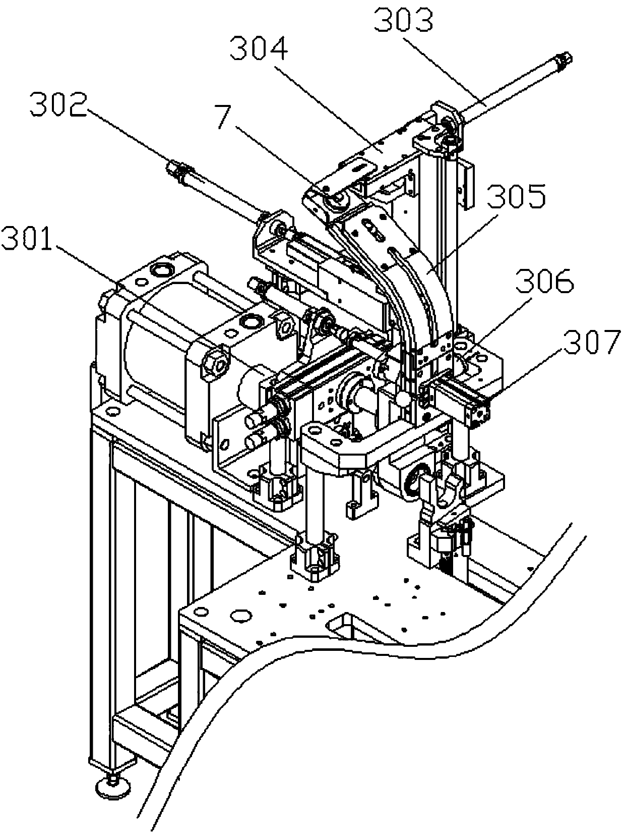 Automatic press-assembling machine for roller and bottom valve