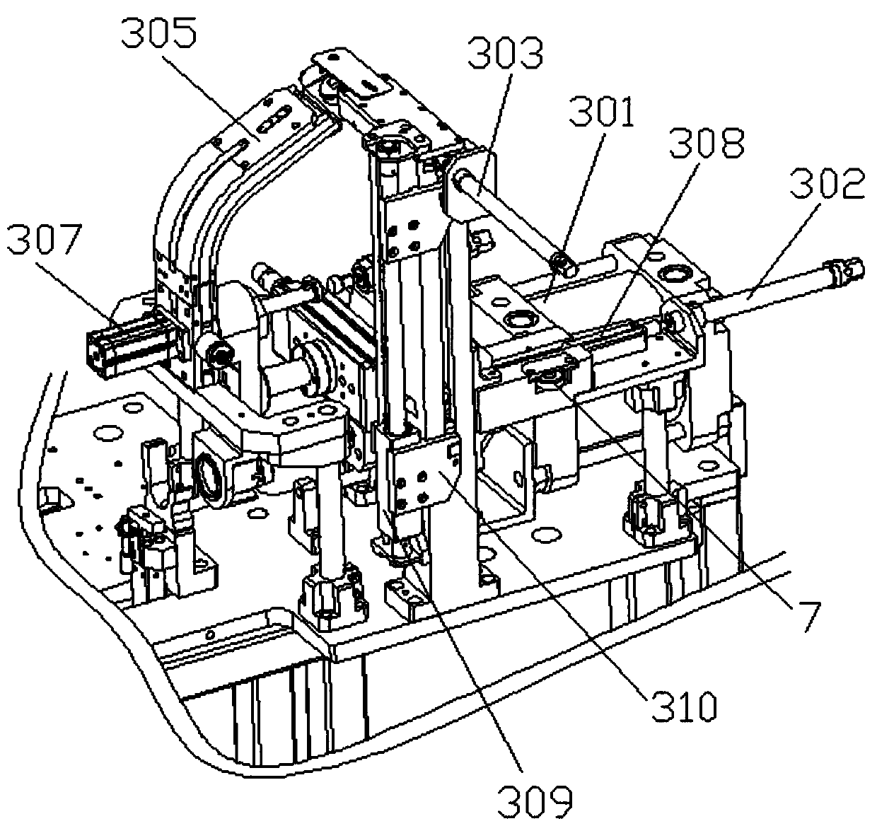 Automatic press-assembling machine for roller and bottom valve