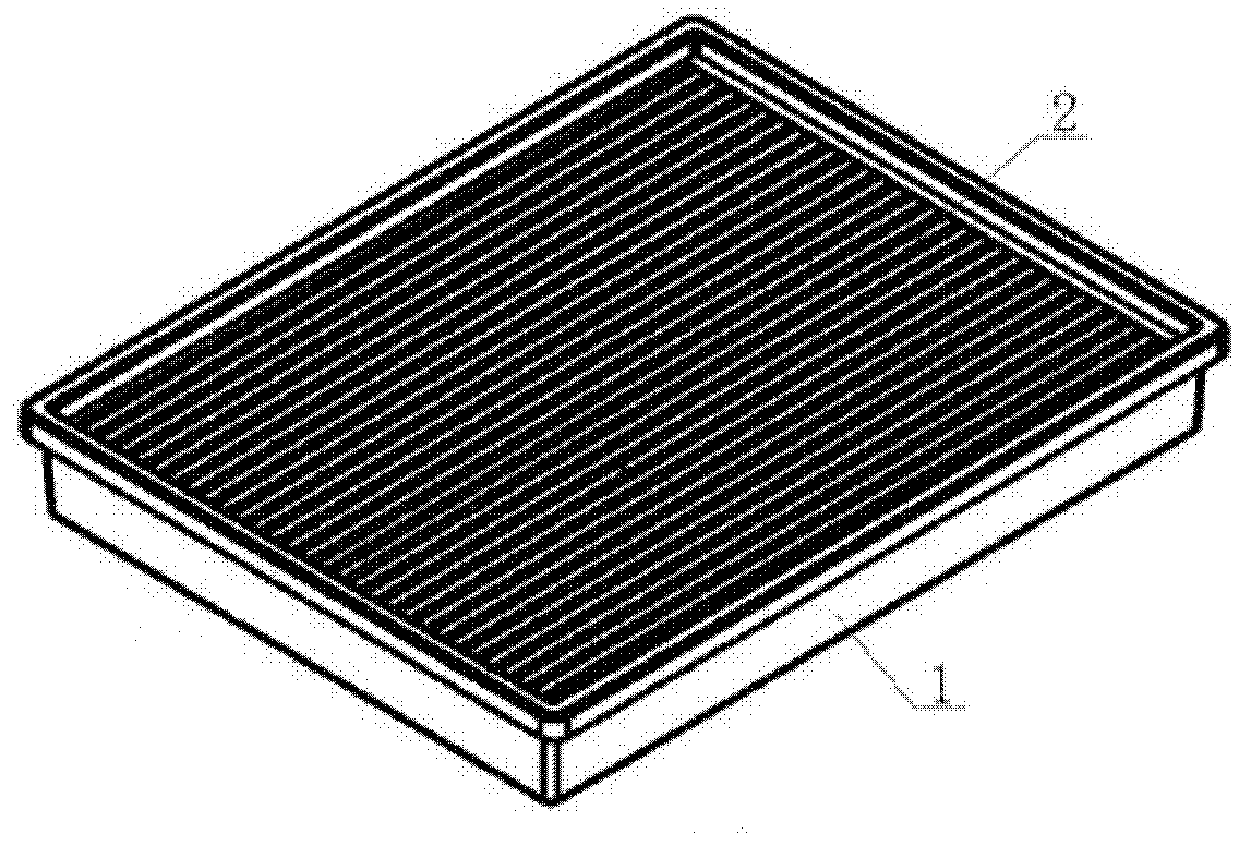 Air filter and preparation process thereof