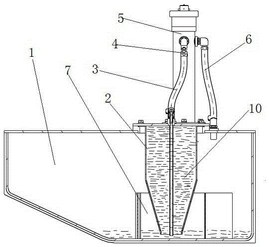 Fuel tank with oil collection device