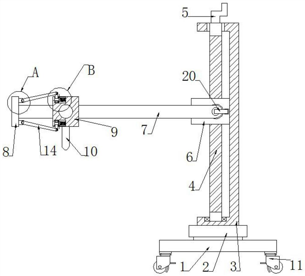 Auxiliary line drawing device for water pipe and circuit installation