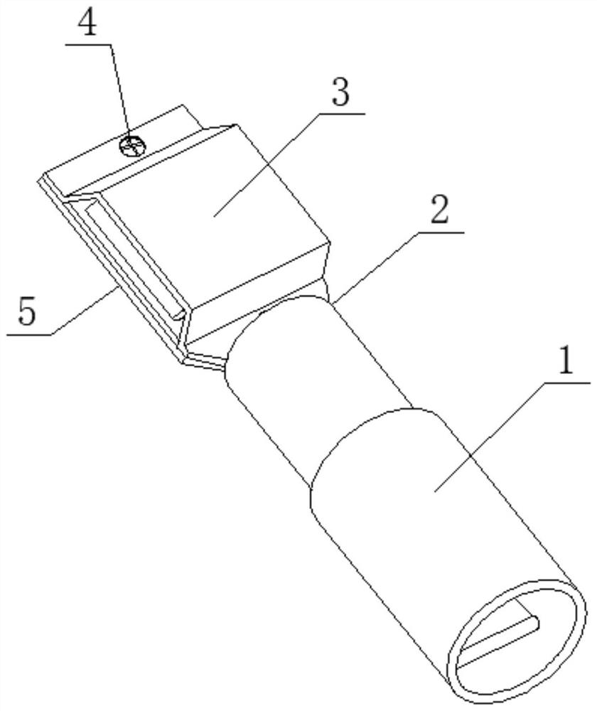 Novel cold-pressed terminal