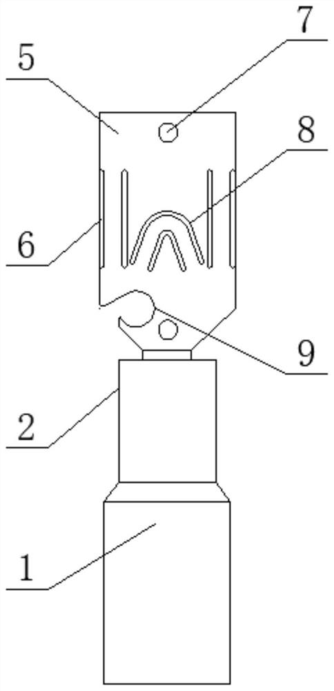 Novel cold-pressed terminal