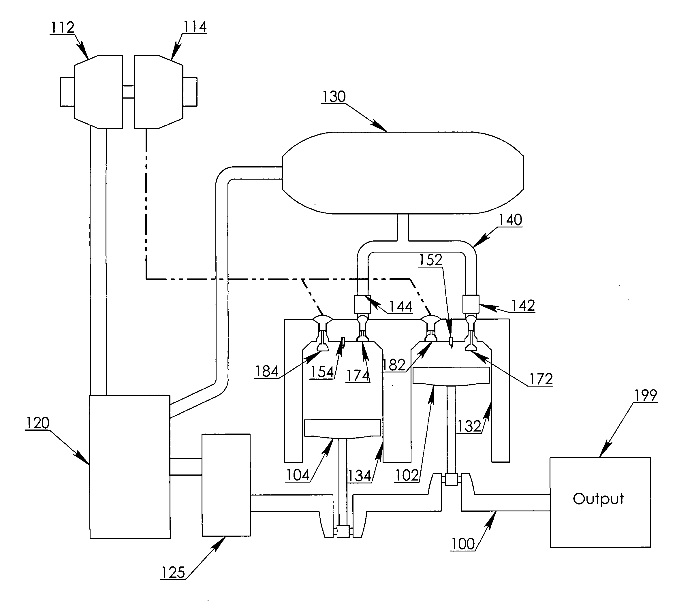 Controlled-compression direct-power-cycle engine
