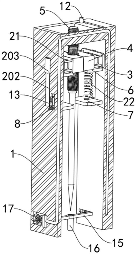 Traditional Chinese medicine nursing technology-based acupuncture and moxibustion assisted positioning mechanism for meridian rehabilitation