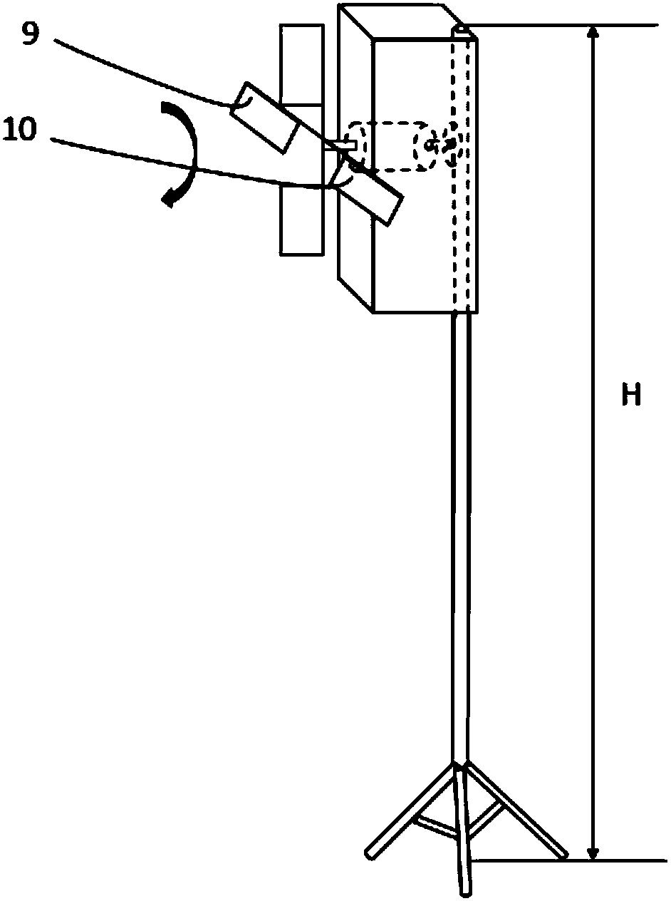 Method for calculating atmospheric biological particle concentration