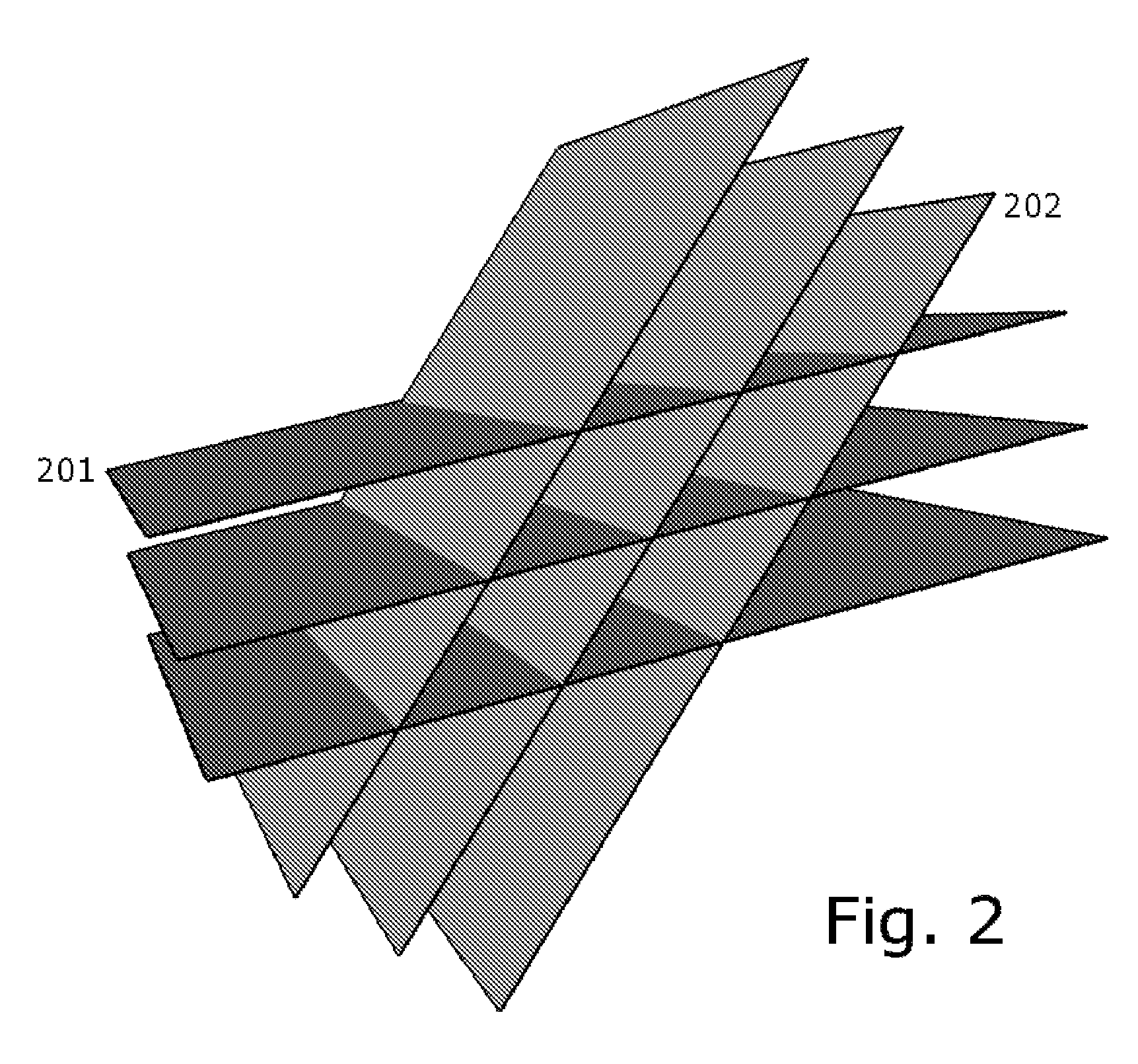 Data structure representing a plenoptic function via compressible layered orthographic projections from multiple orientations