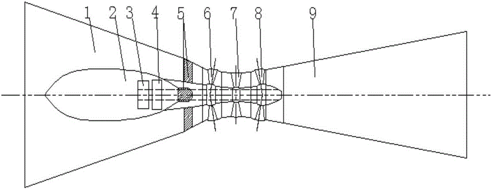 A double-side guide vane tubular water turbine with an elliptical flow channel