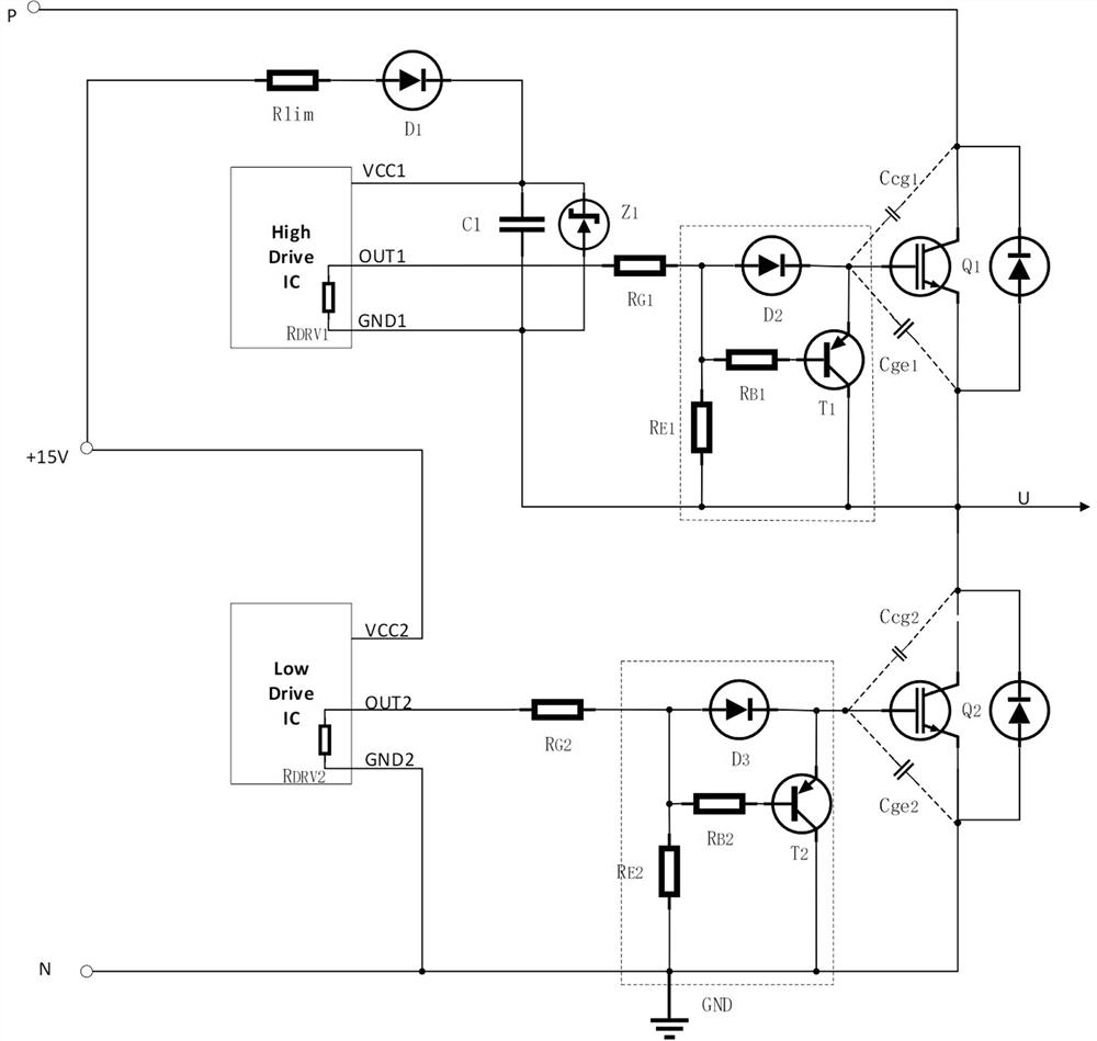 Power module driving circuit and air conditioner