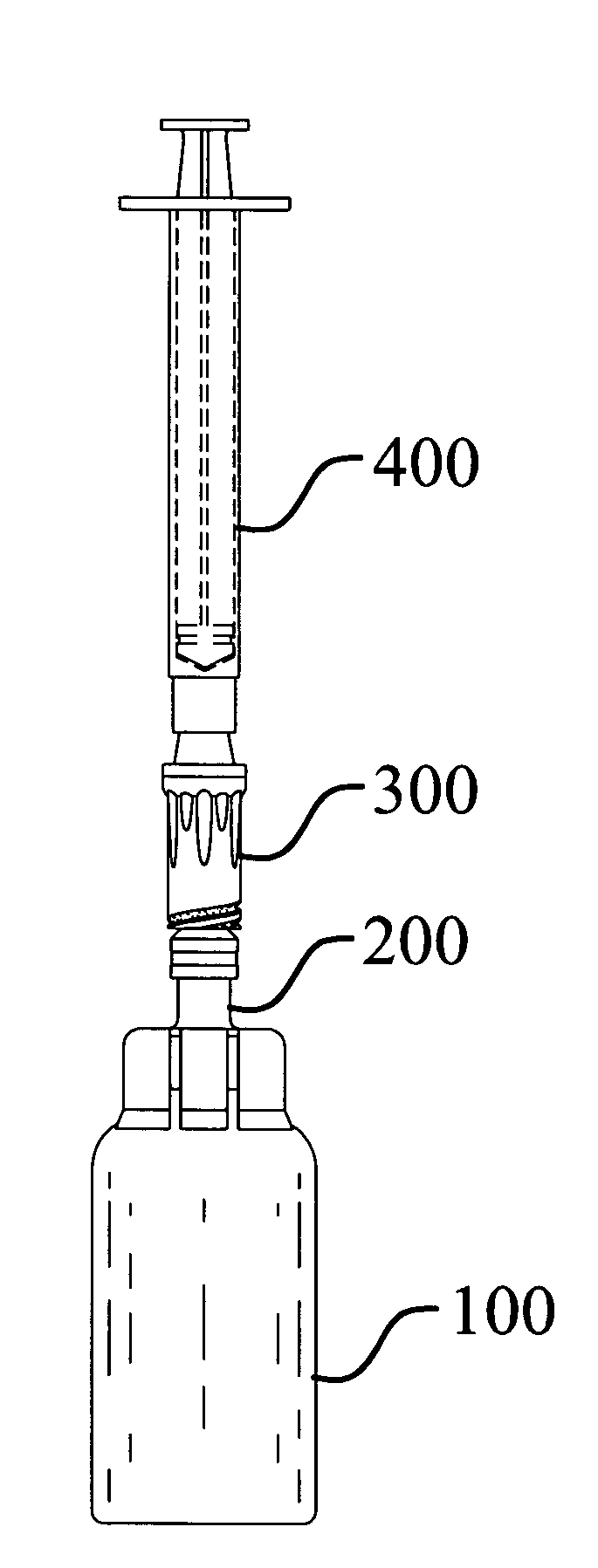Method and apparatus for the handling of a radiopharmaceutical fluid
