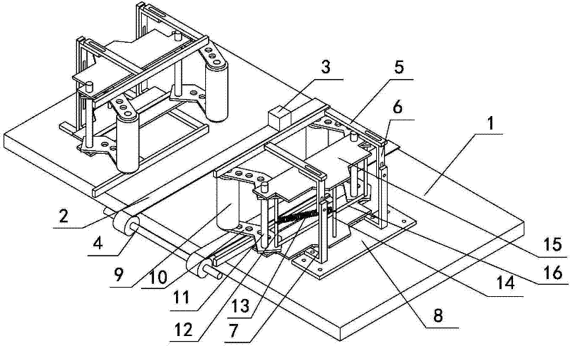 Guide mechanism for reducing folding of adhesive tape in box sealing process