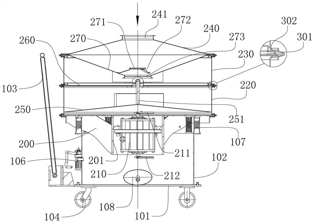 Mining multi-element solid-liquid separator and underground coal-water separation method