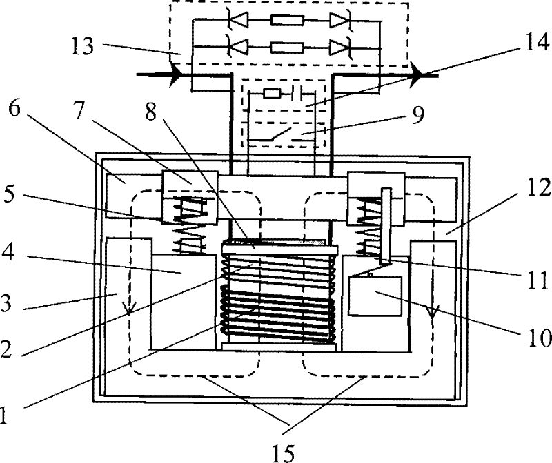 Jump reactance current limiter