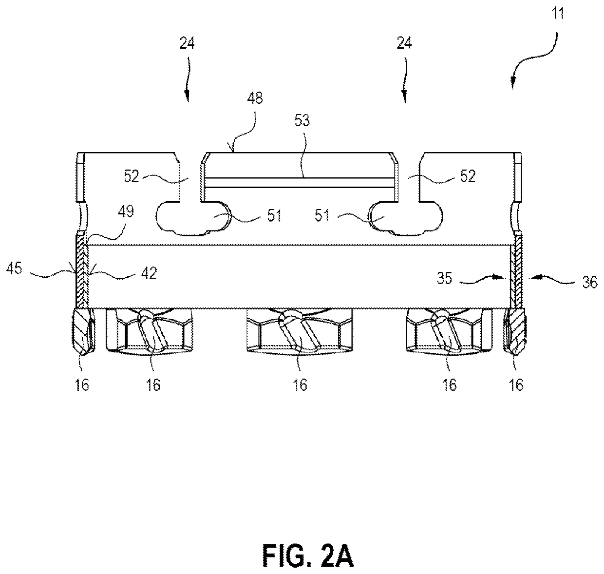 Method for producing a cut section for a drill bit