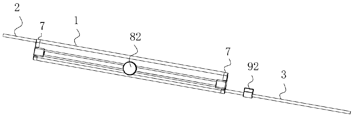 Telescopic type wire arranging device