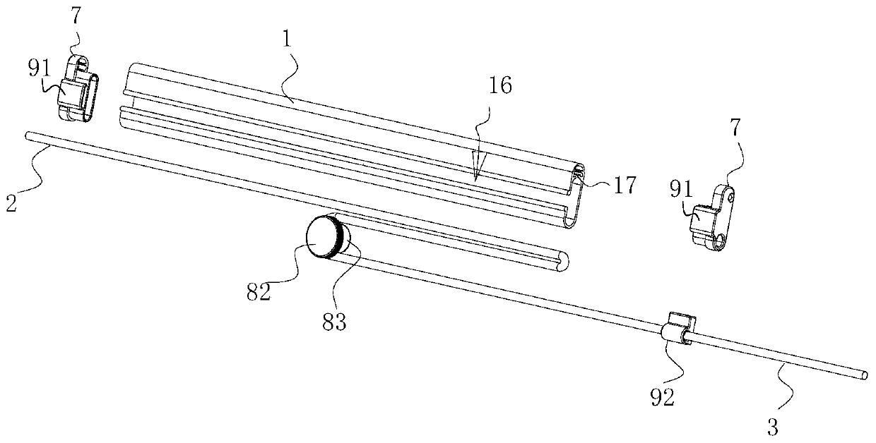 Telescopic type wire arranging device