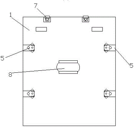 Method for preparing box-type folding table