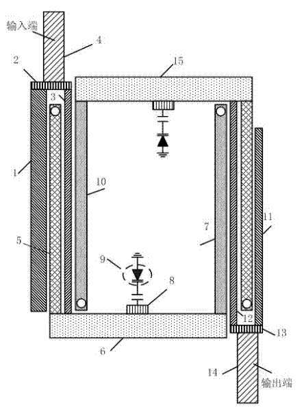 Miniature dual-band band-pass filter with adjustable low band