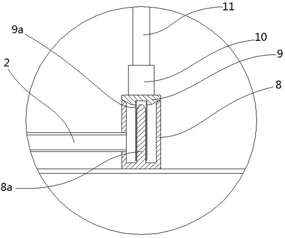 Fused salt storage tank and fused salt electric heat storage long-time energy storage device