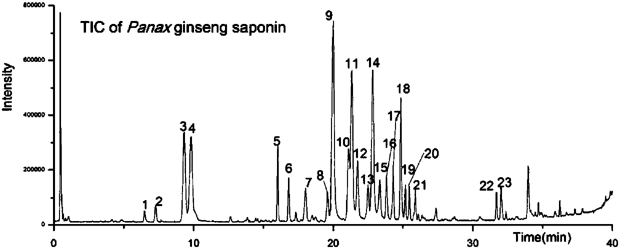 Panax ginseng small molecule oral liquid and preparation method thereof