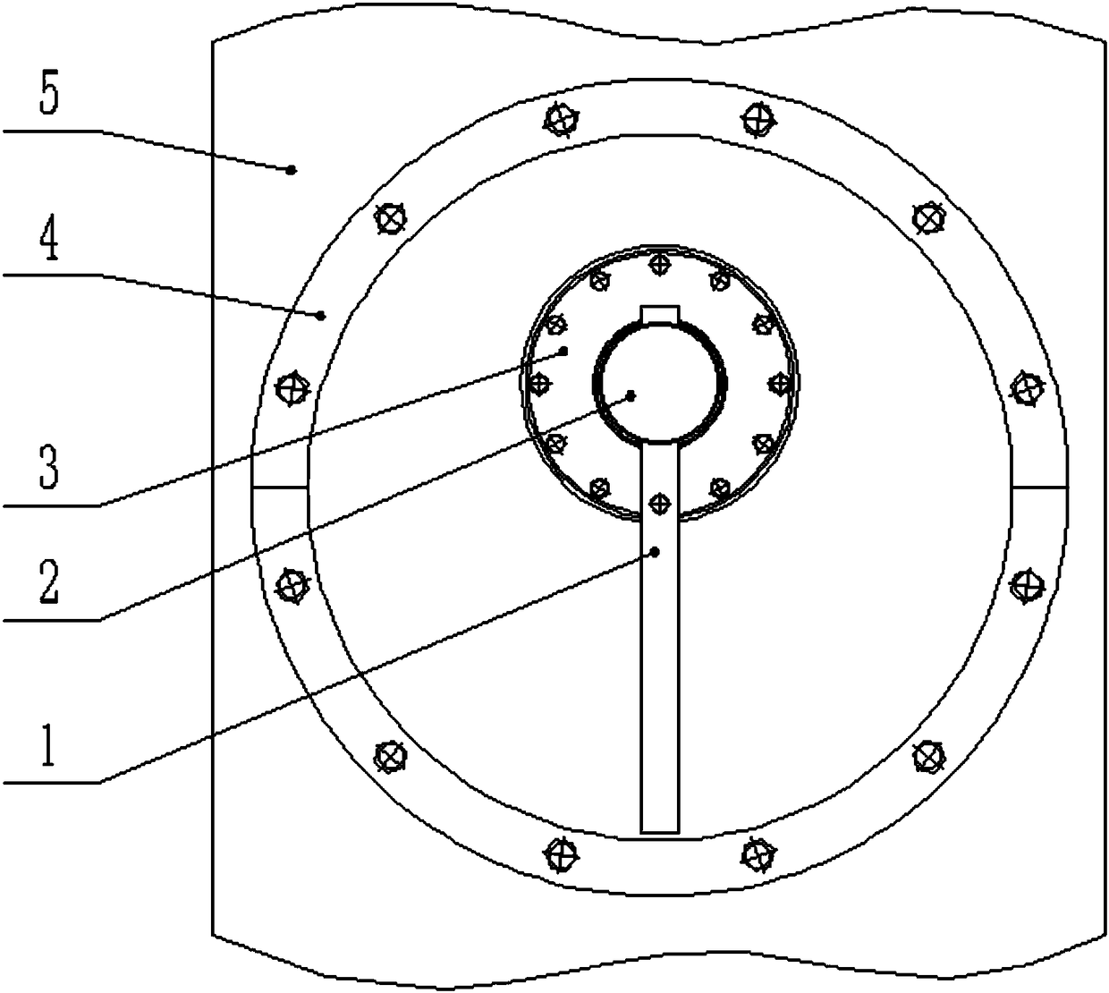 Real-time fixed-position material level detection system