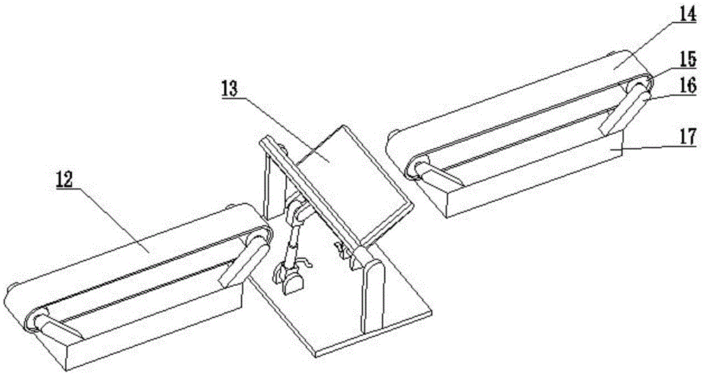 Novel push rod turnover equipment