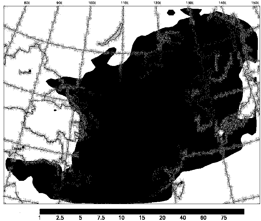 Atmospheric pollution simulation and prediction algorithm with added methane chemistry and natural source discharging