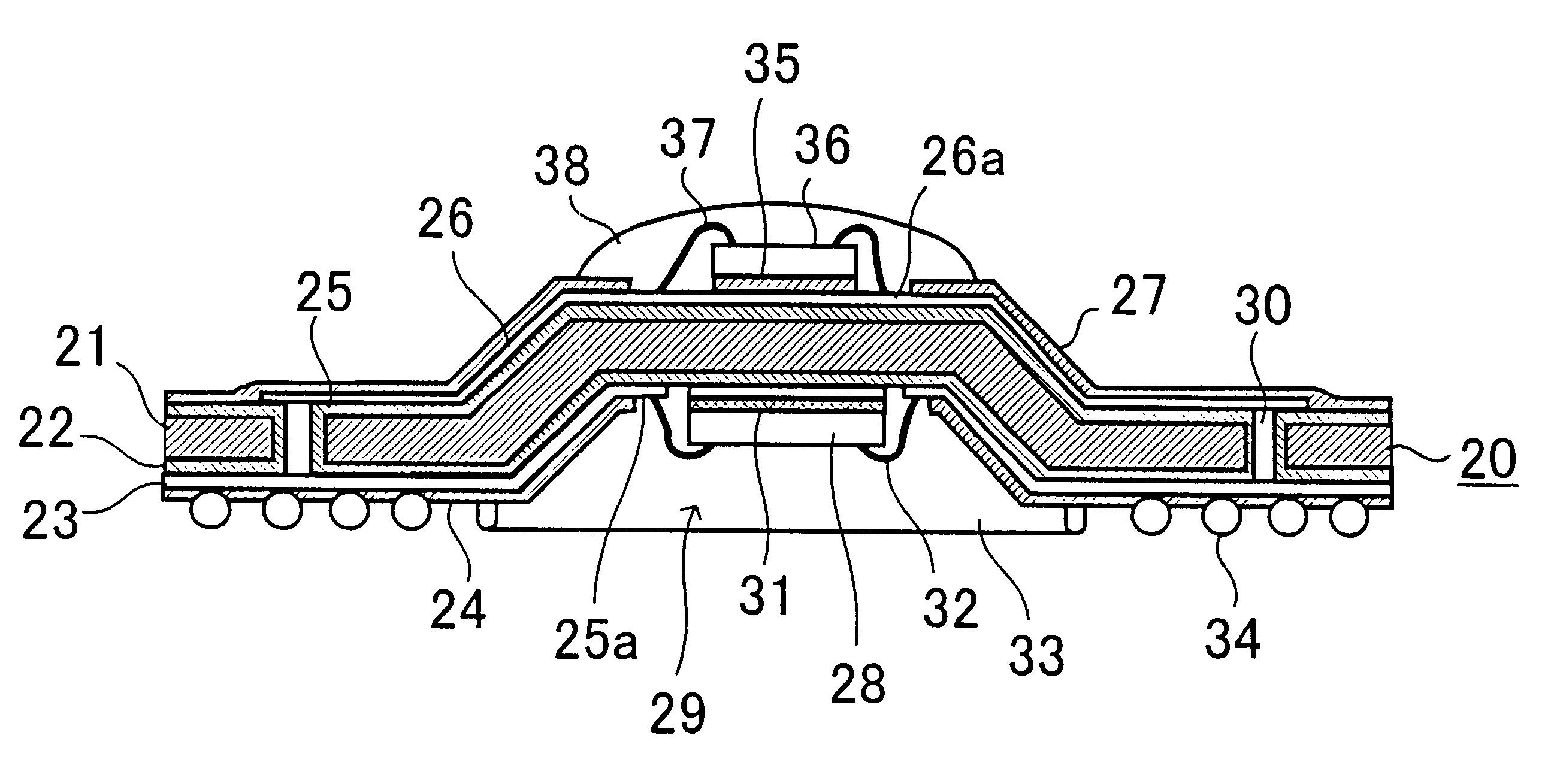 BGA package and method for fabricating the same