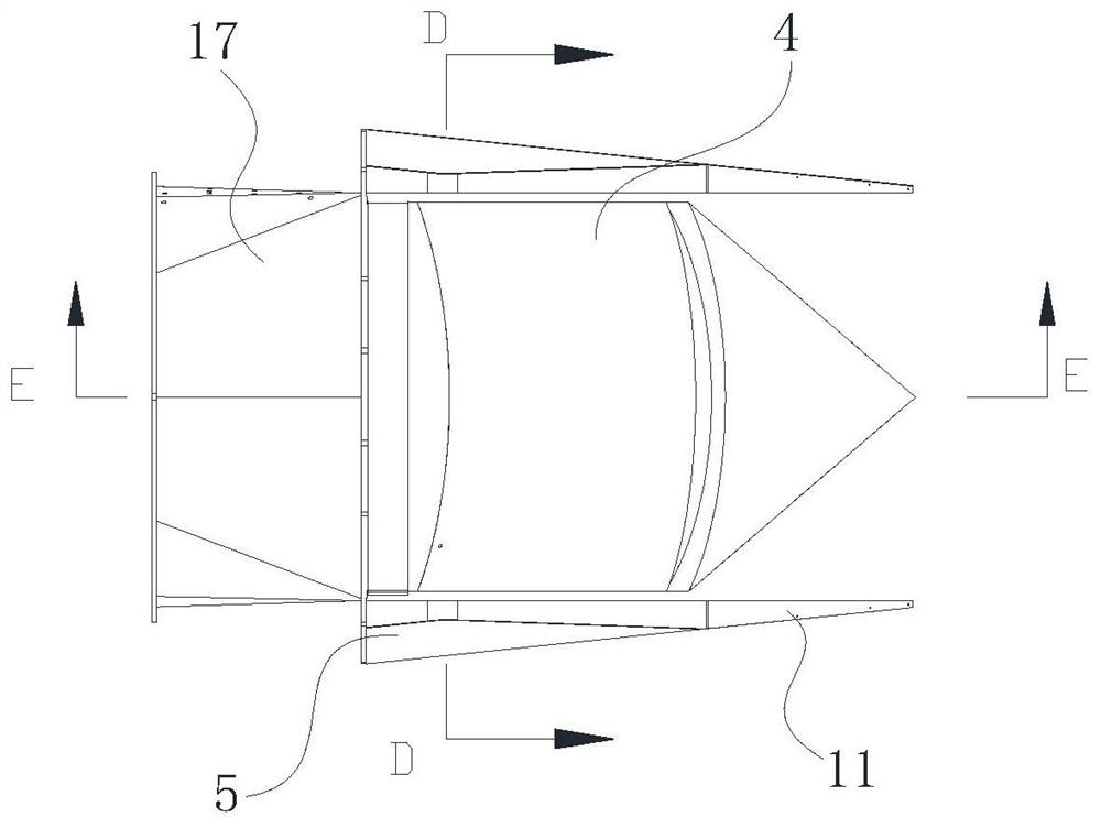 A binary nozzle structure for ejecting cold air from the engine compartment