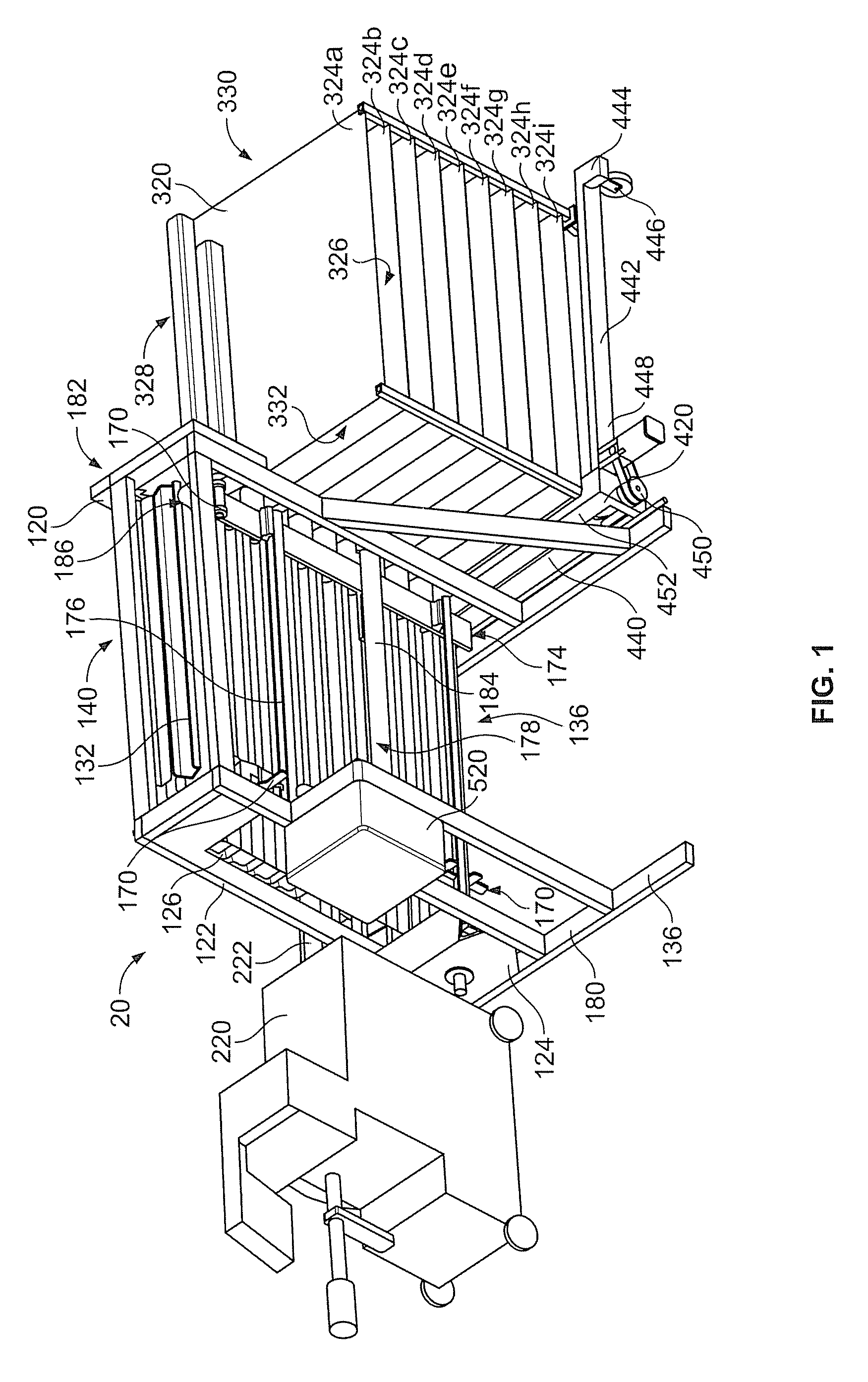 Automatic rack loader