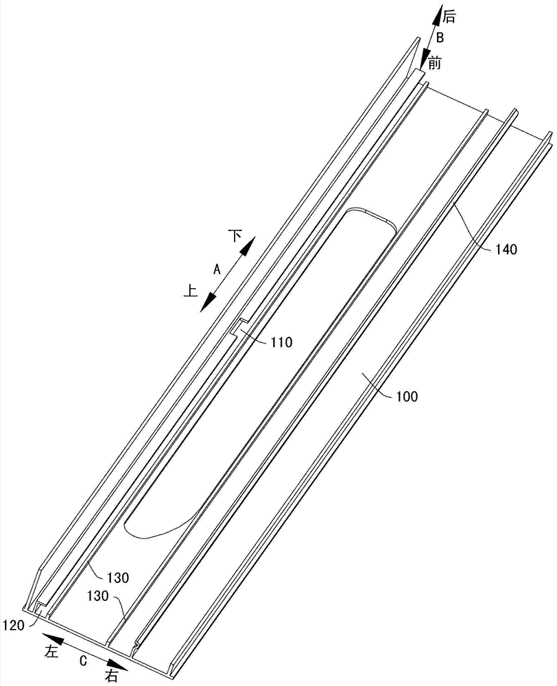 Door column assembly and refrigerator with same