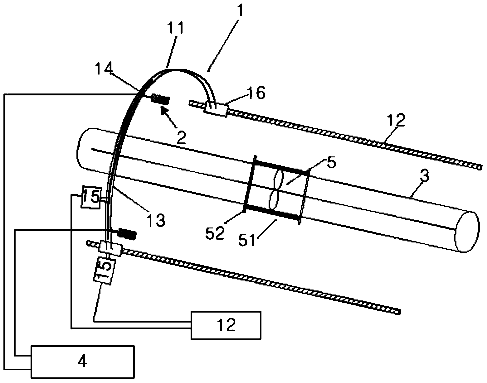 Test system of propulsive water-jet pump based on echoic environment and test method thereof
