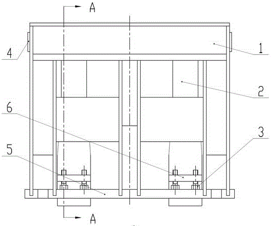 Pallet fork bracket assembly for engineering machine