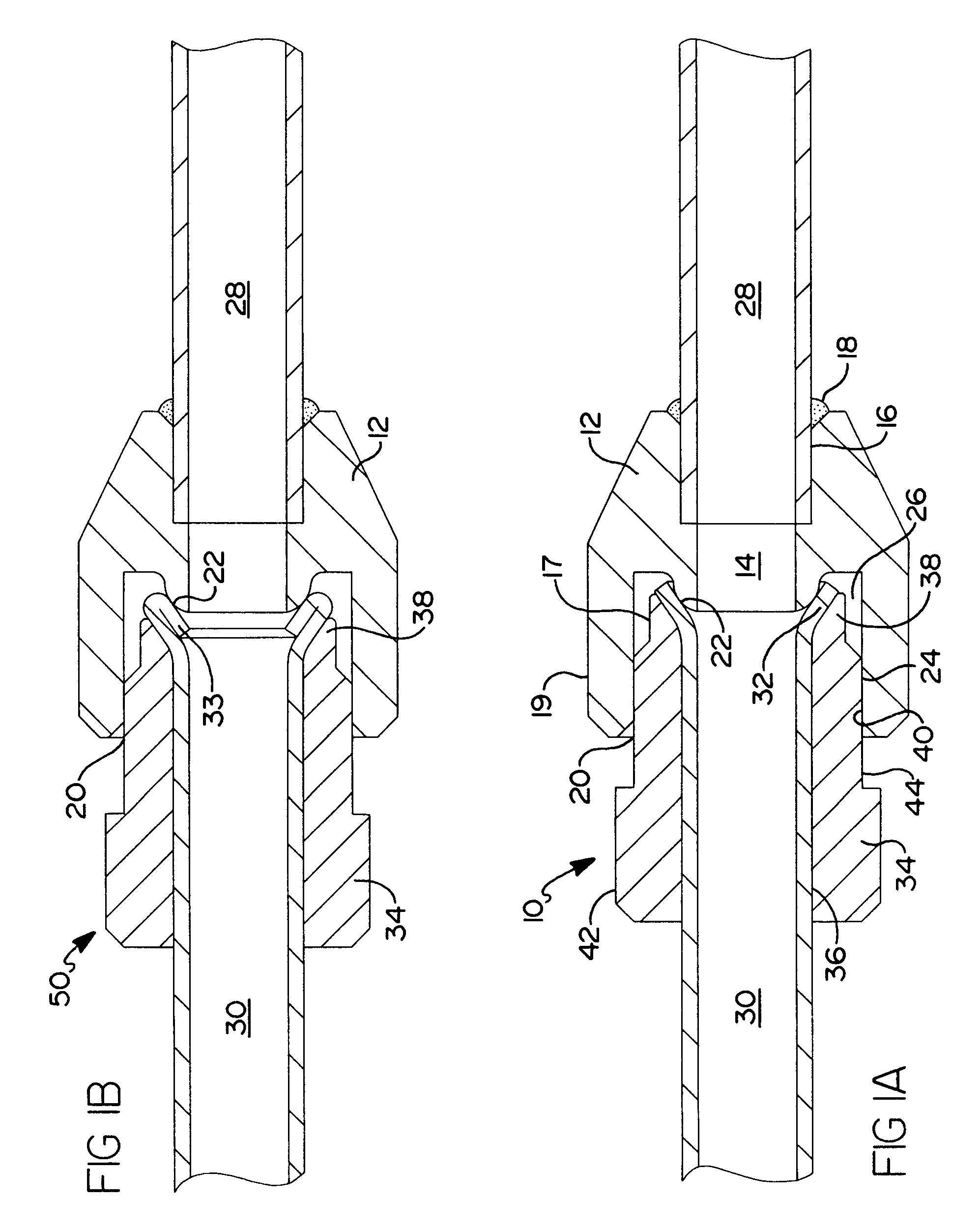 Flare fitting assembly with metal-to-metal line seal