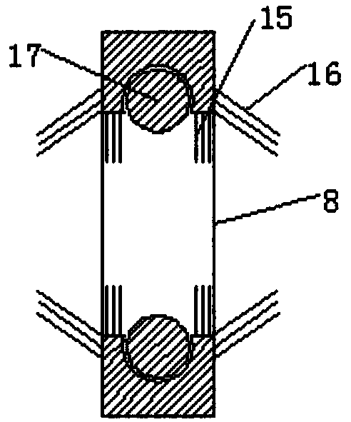 Cable contracting and releasing device