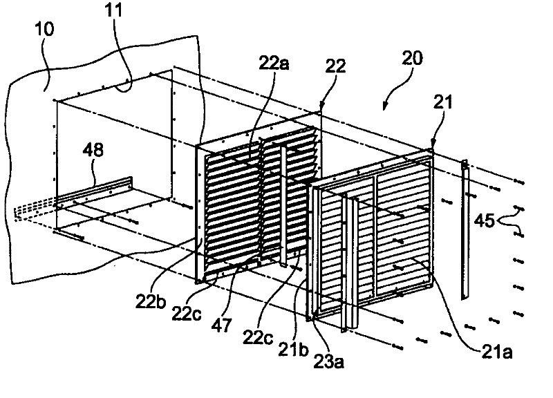 Ground mounting type transformer device