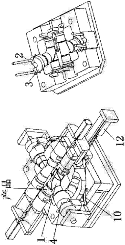 Tee pipe injection mold and using method thereof