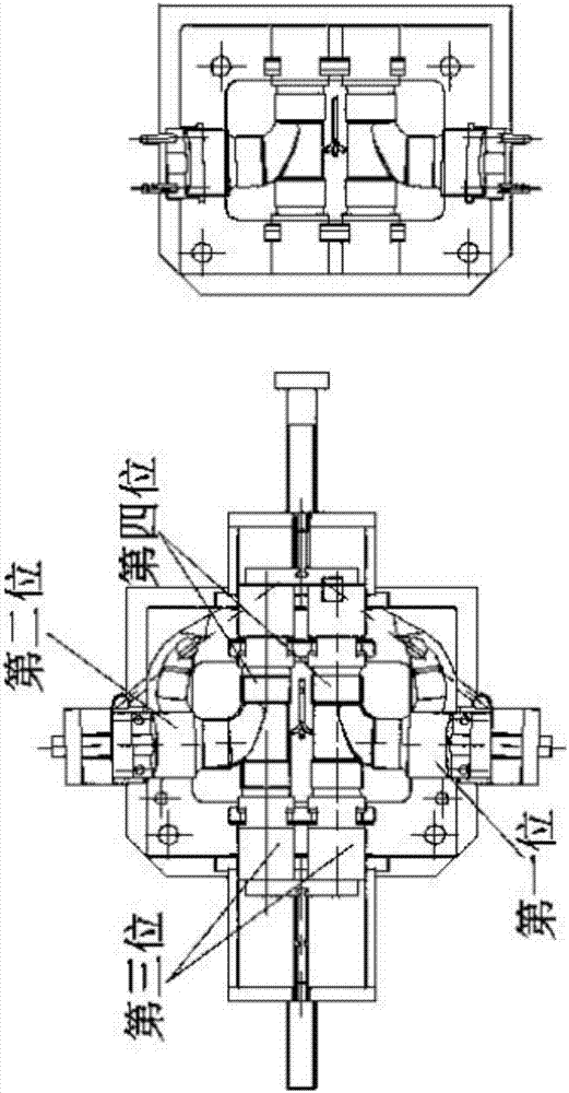 Tee pipe injection mold and using method thereof