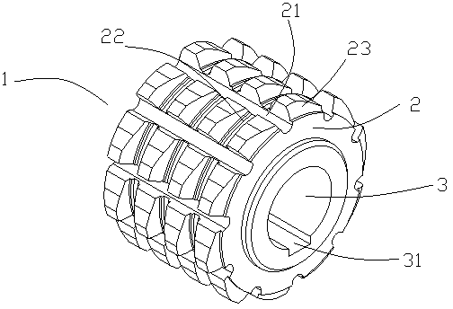 Planing wheel device of coal crusher