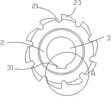 Planing wheel device of coal crusher