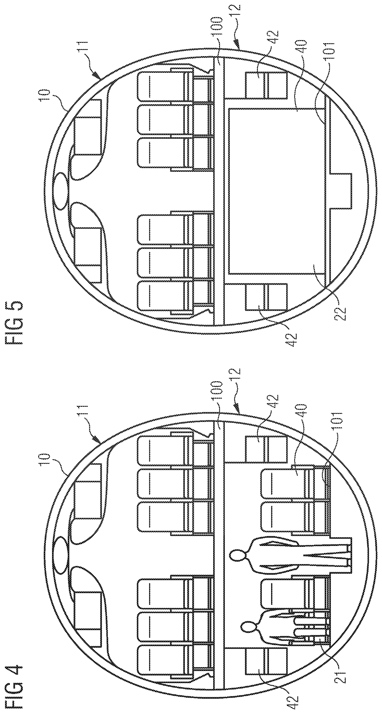 Aircraft-floor element, aircraft zone and aircraft having an aircraft-floor element