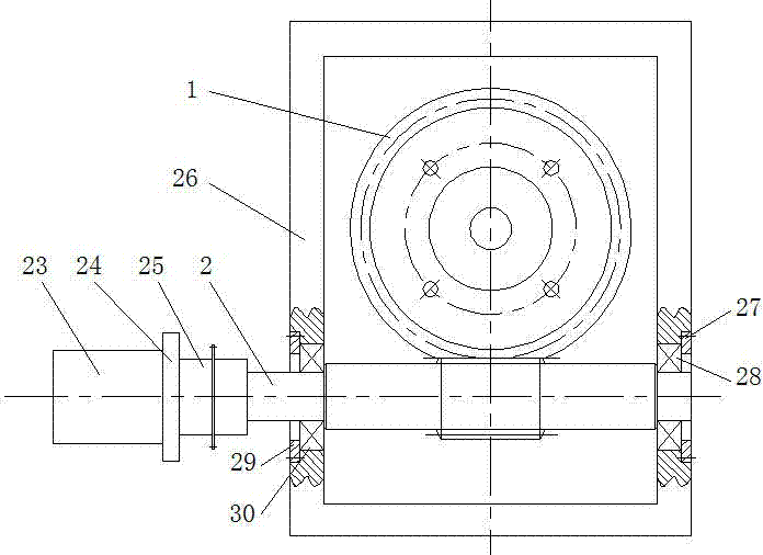 Combined driving micro-displacement regulation device