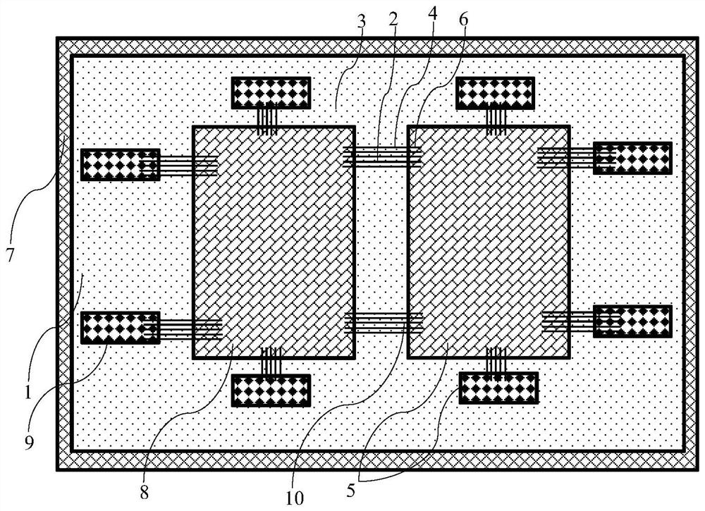 High-density interconnection system packaging device and manufacturing method thereof