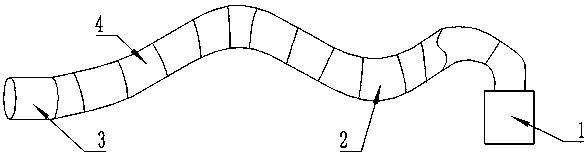 Charging cable control system for new energy vehicles