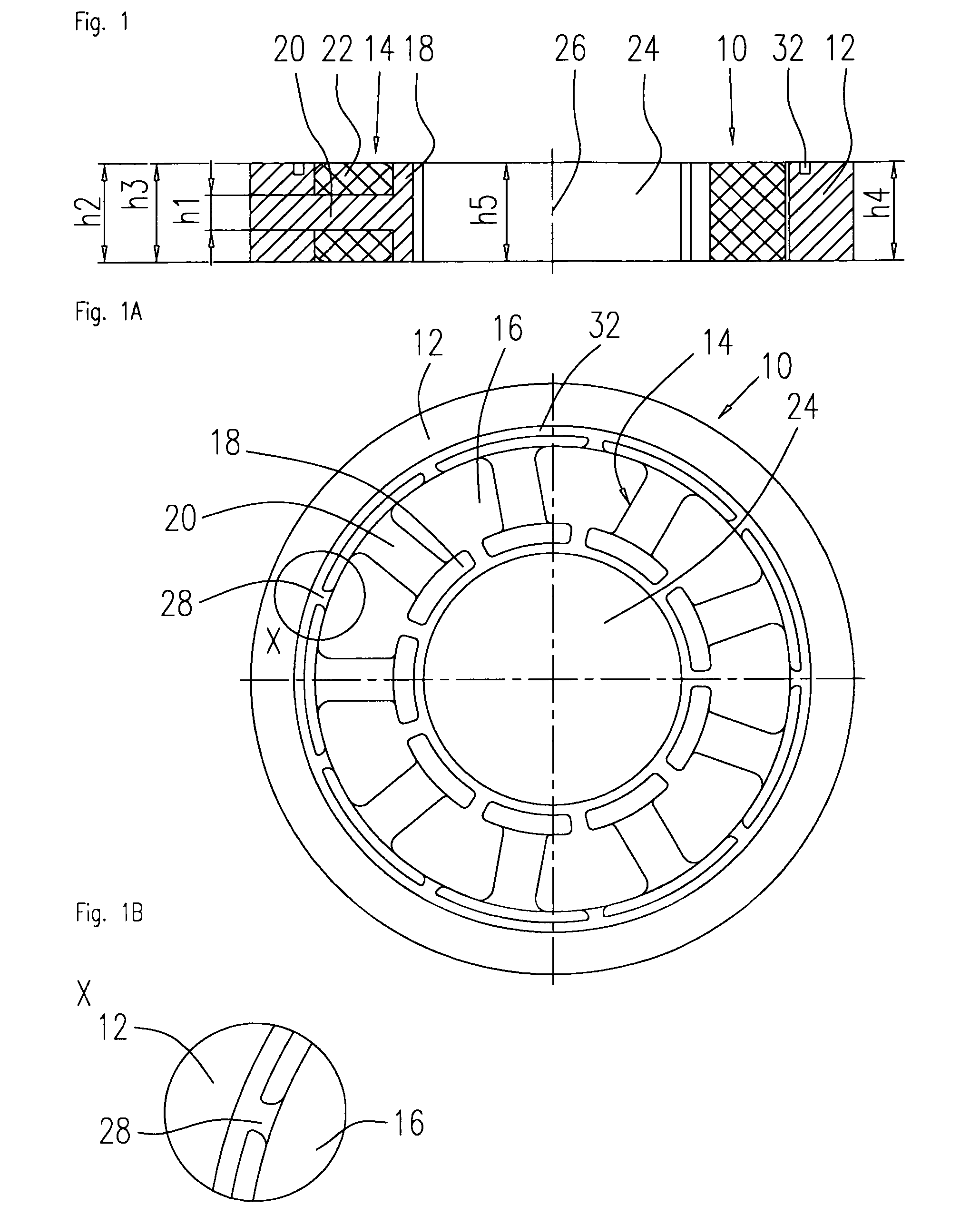 Stator component for an electric motor