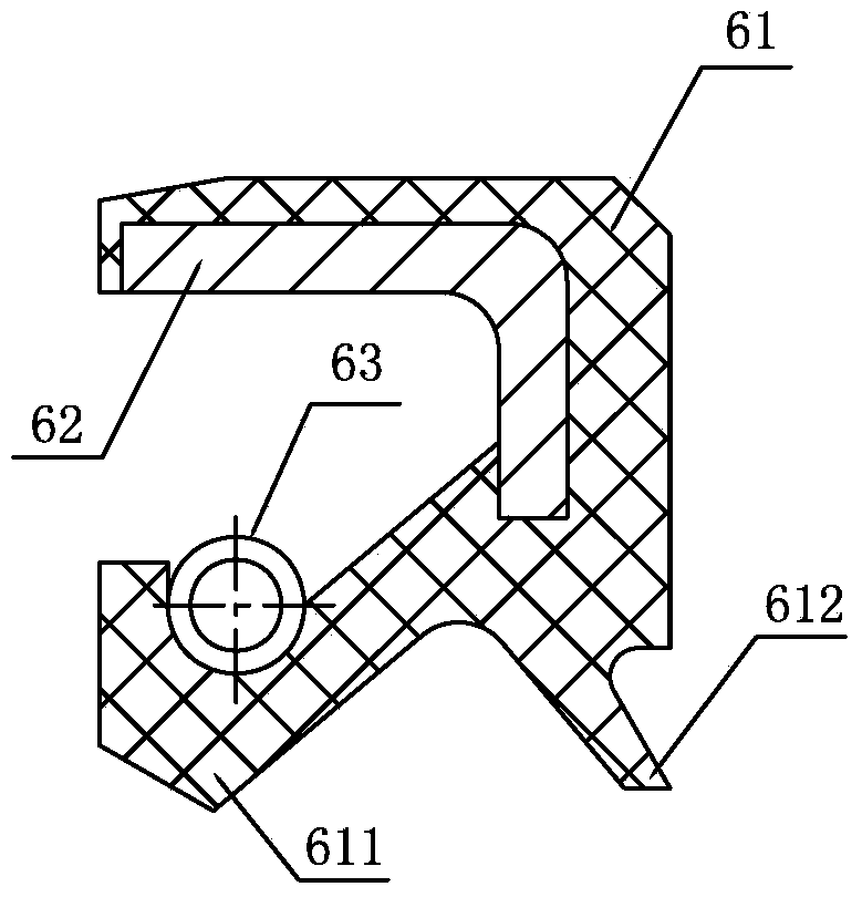 Water pump shaft connecting bearing with sealing structure