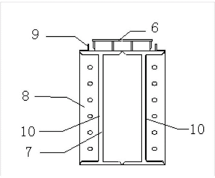 High-altitude slipping installation method for compartment-type electric room