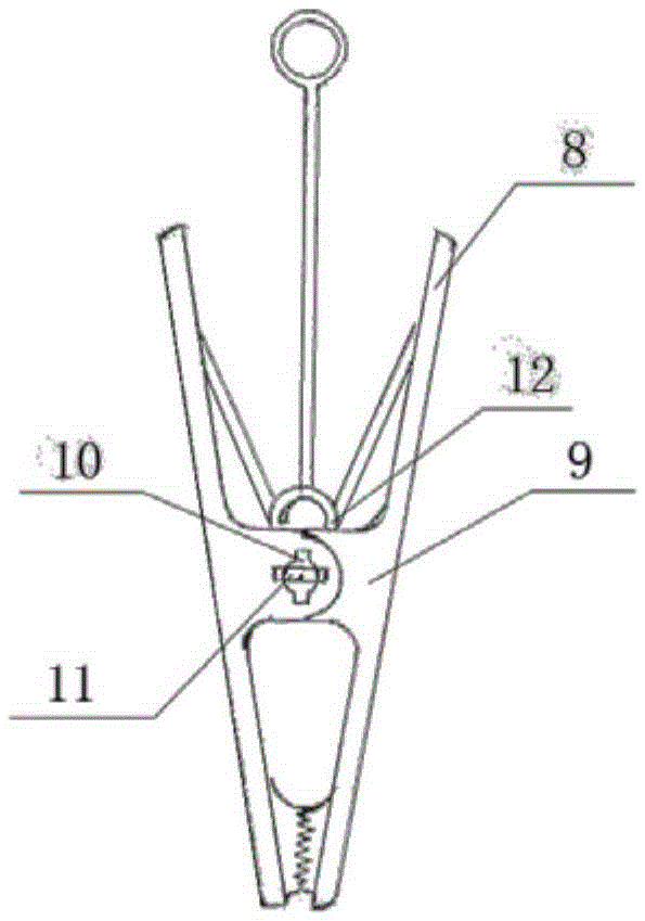 A kind of stainless steel clip hanger and its assembly method